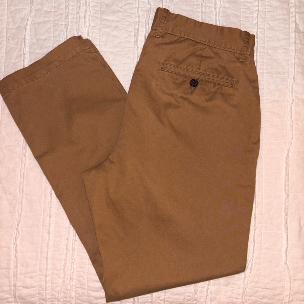 Gap Khakis Wrinkle Resistant Tapered Desert Tan 34x 29 classic office teacher